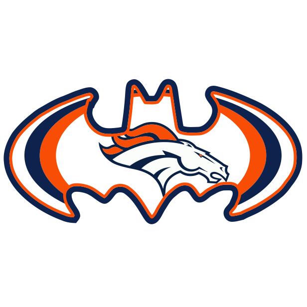 Denver Broncos Batman Logo iron on transfers...